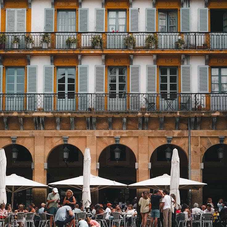 Outdoor terrace seating suitable for families in London